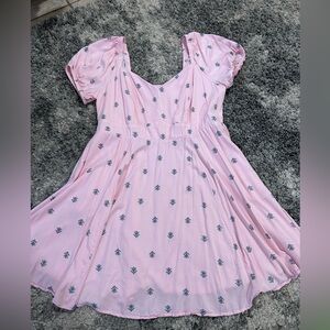 TORRID Mini stretch Challis sweetheart skater dress